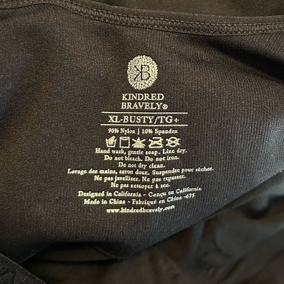 Kindred Bravely Simply Sublime Maternity & Nursing Tank in Black Sz XL BUSTY - Picture 14 of 14